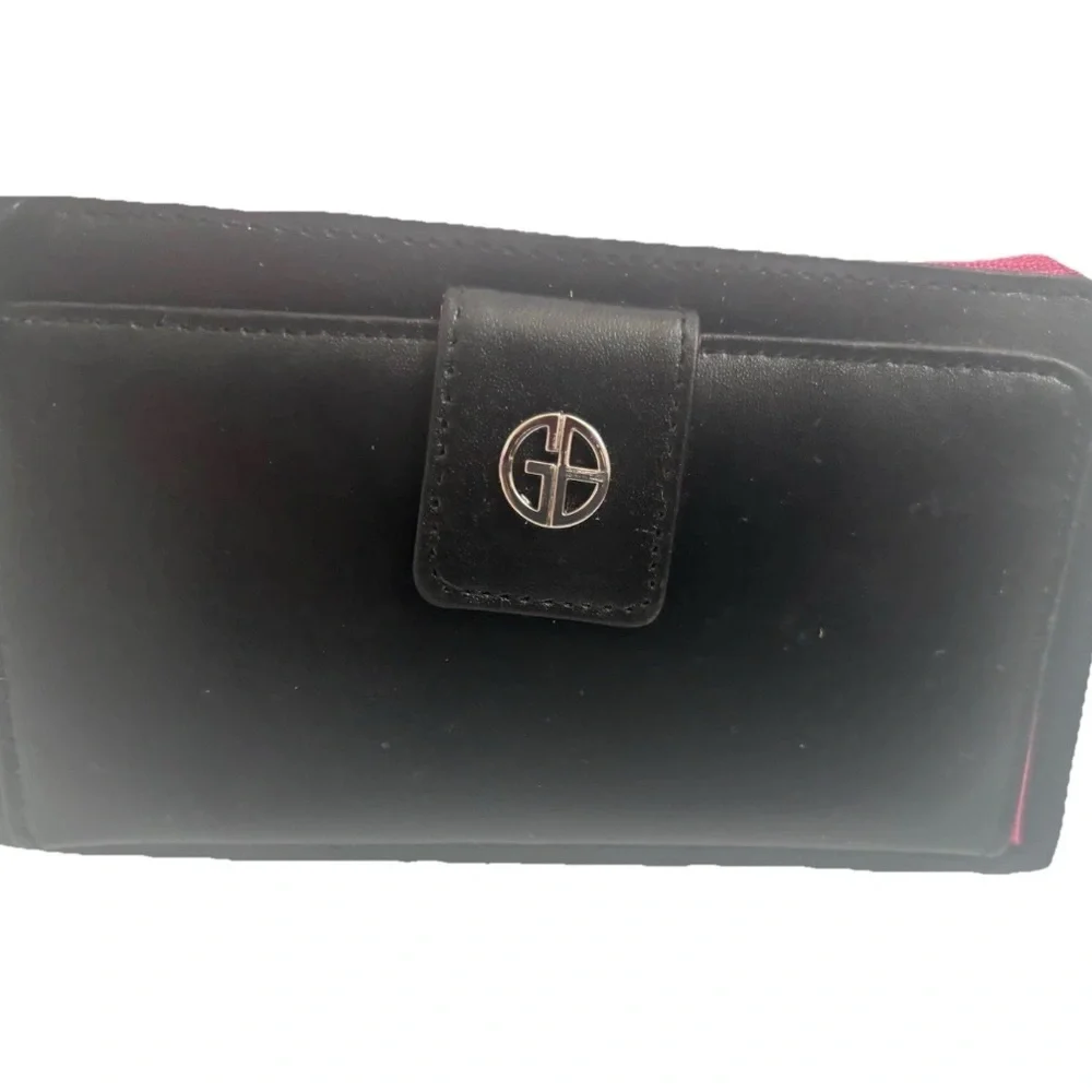 Gianni Bernini Wristlet Wallet Black Organizer